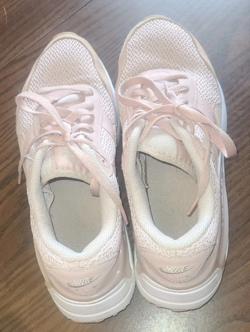 Nike Air Max SYSTM Womens Pink White Walking Running Shoes Sneakers Size 11